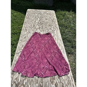 Jonathan Martin Skirt Size Medium Lined Polyester Purple Fairy Boho Y2k Cottage